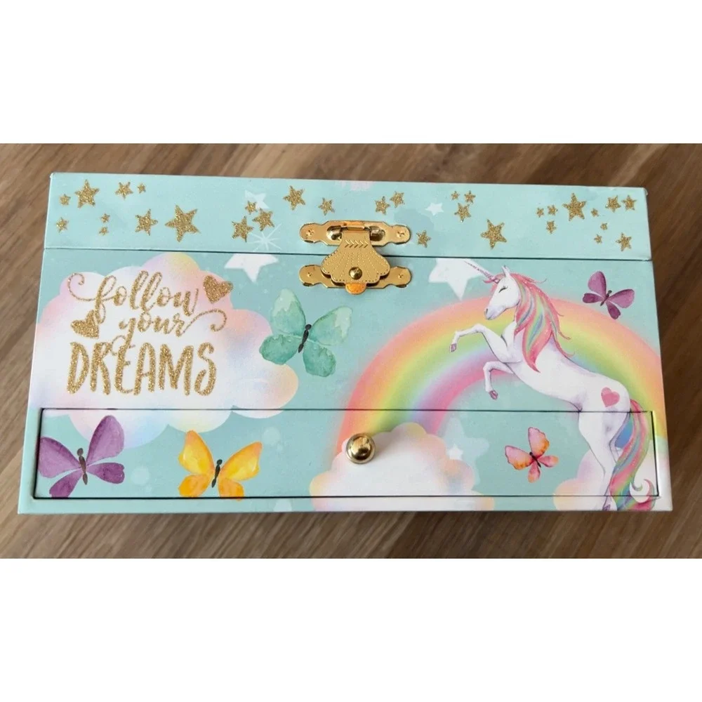 Unicorn Dreams Musical Jewelry Box | The Memory Building Company